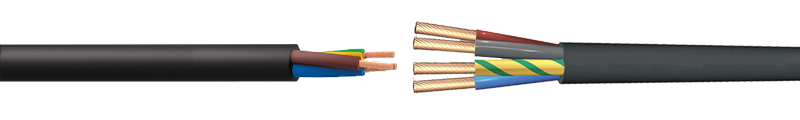 LOW-TEMPERATURE-RESISTANT-EPR-OR-EQUIVALENT-SYNTHETIC-ELASTOMER-INSULATED-AND-SHEATHED-FLEXIBLE-CABLE-H05BB-F-H07BB-F