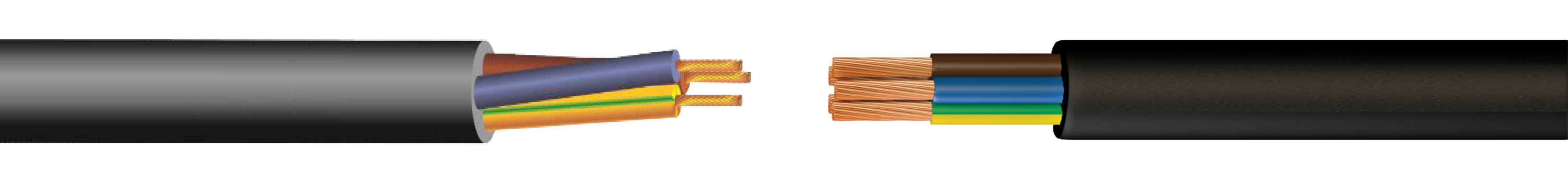 PCP-OR-EQUIVALENT-SYNTHETIC-ELASTOMER-SHEATHED-FLEXIBLE-CABLE-H07RN-F-H05RN-F